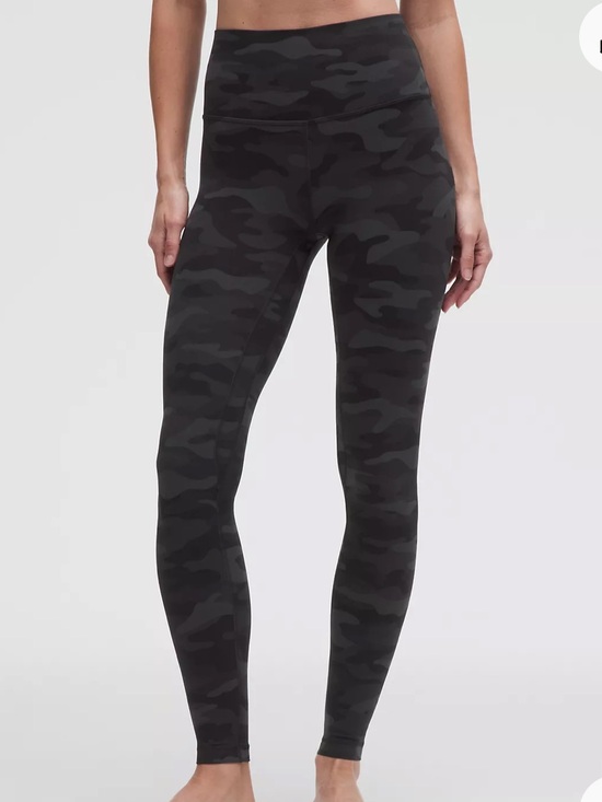 lululemon athletica Pants - Lululemon Align Leggings 25” in Black Camo